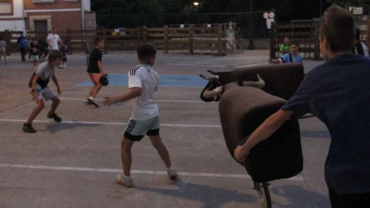Almuerzo, vacas y toricos simulados en las Juventudes de Cortes 2025 (6)