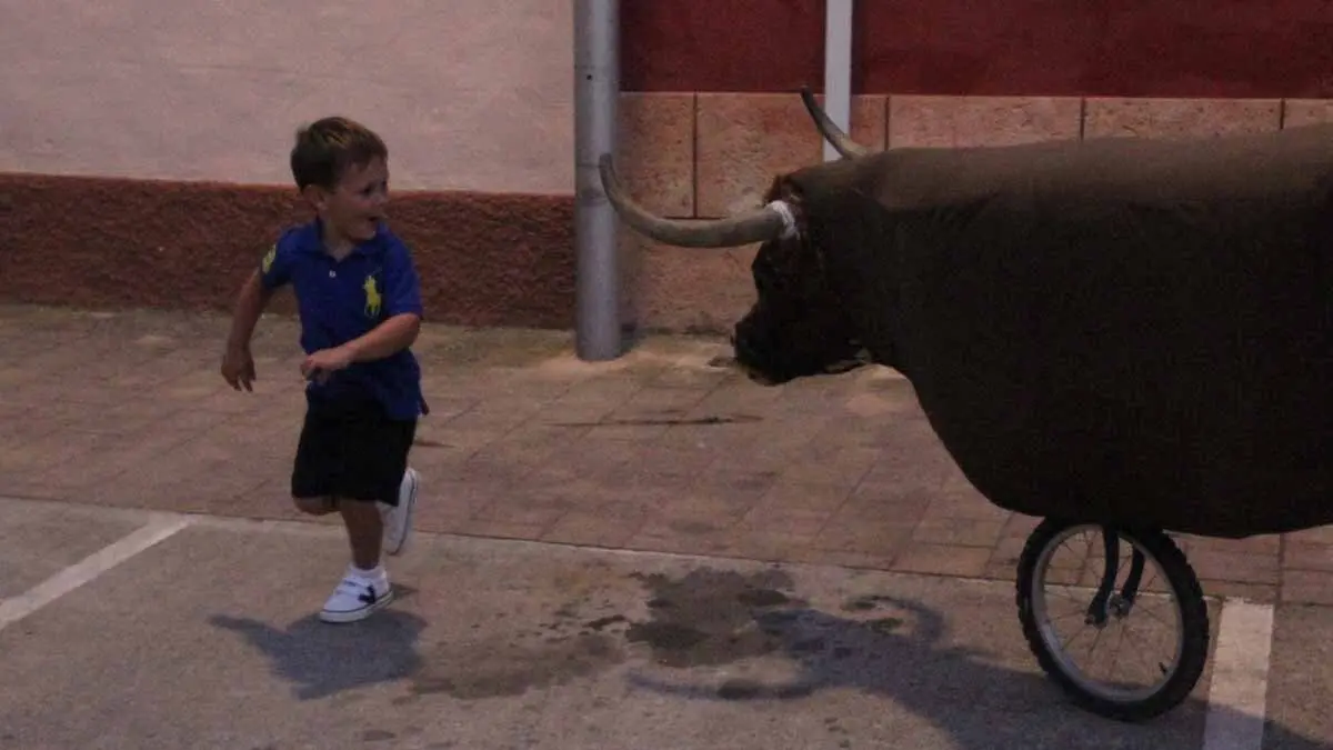 Almuerzo, vacas y toricos simulados en las Juventudes de Cortes 2025 (7)