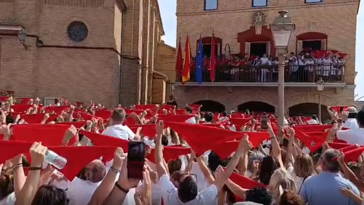 Cohete de las Fiestas de Murchante 2025