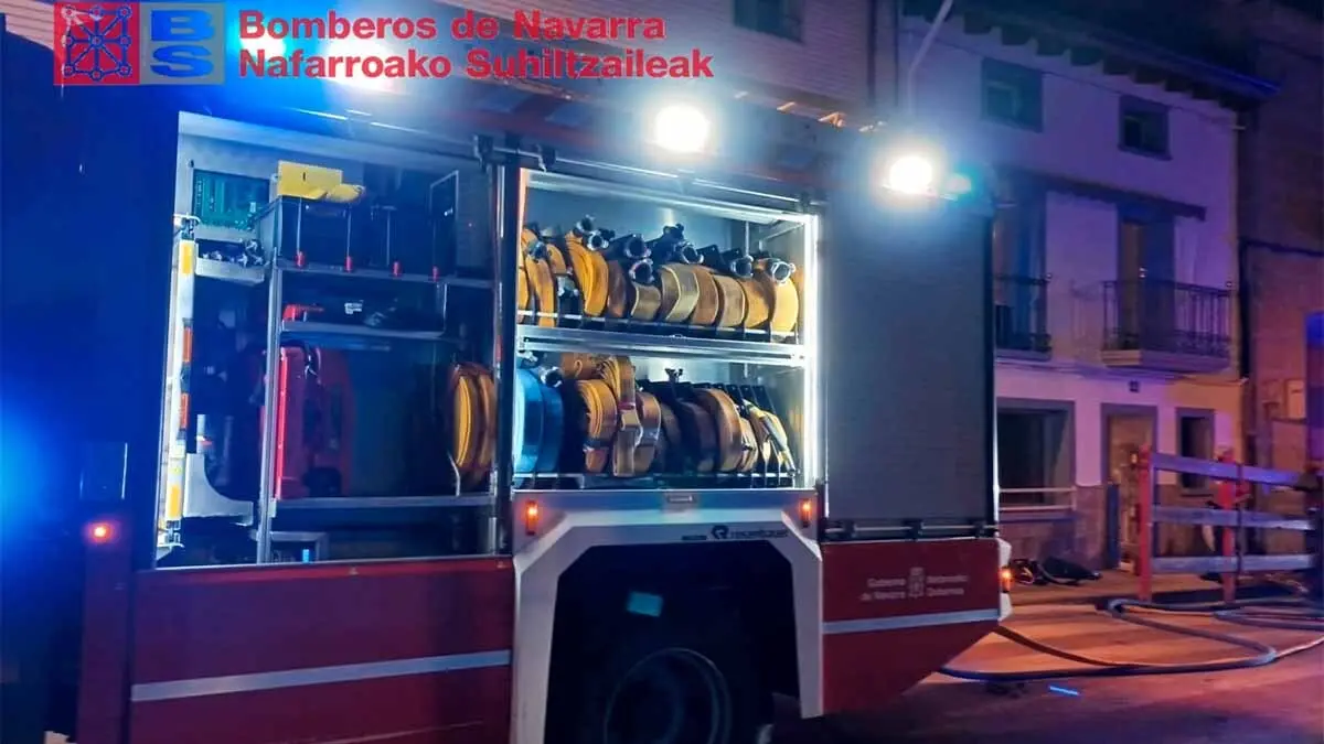 incendio en la cocina de una vivienda de caparroso