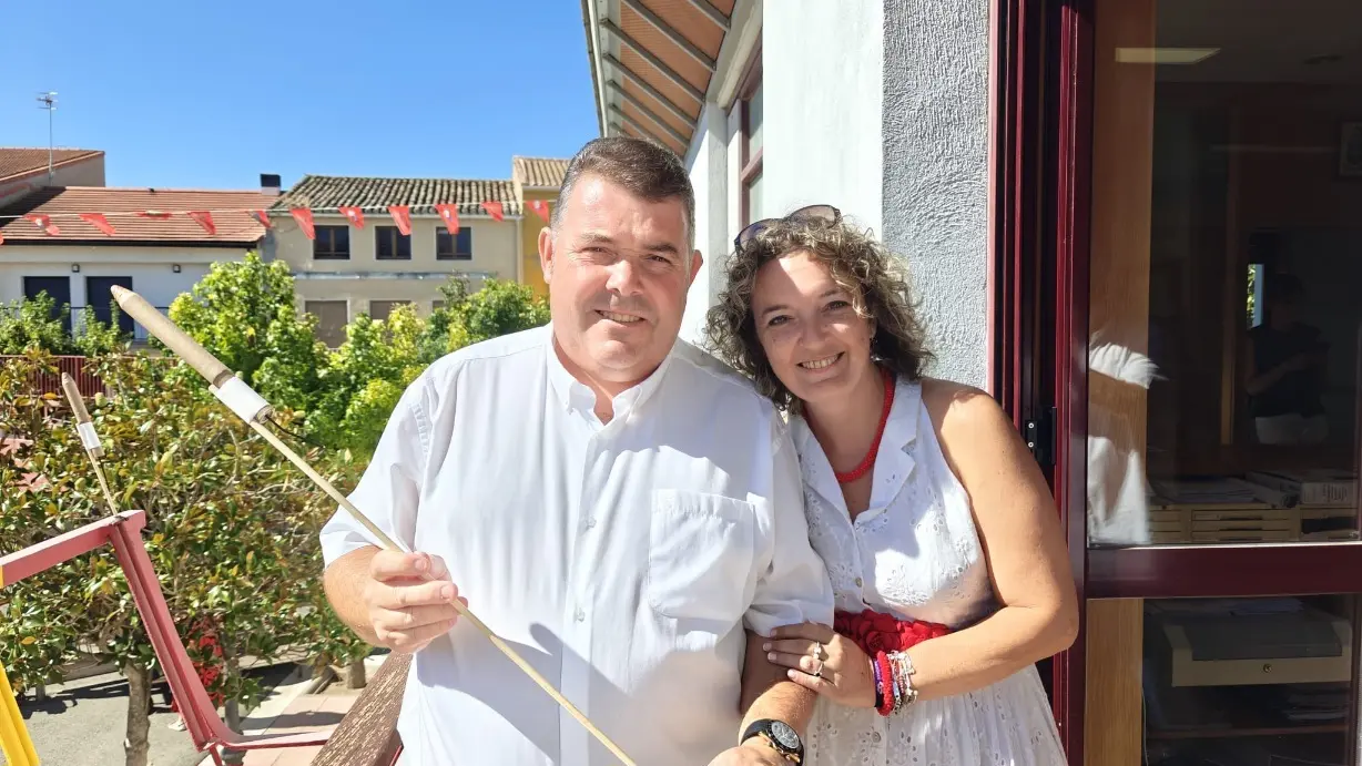 Lanzador del cohete de Fontellas 2025