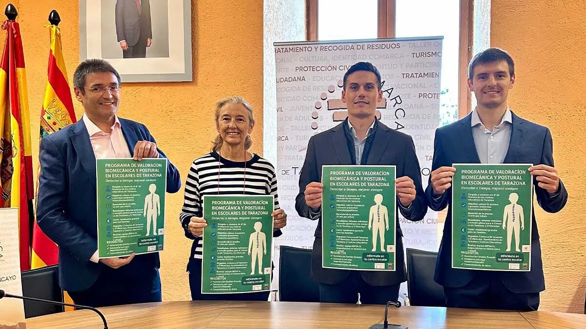 La Comarca de Tarazona y el Moncayo impulsa un proyecto de análisis biomecánico y postural gratuito para escolares