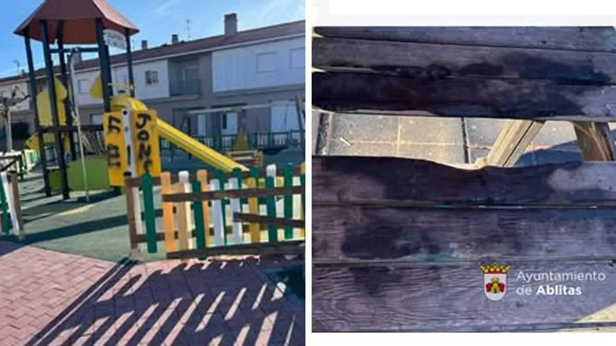 Nuevo acto vandálico en el parque Javier Ayesa de Ablitas