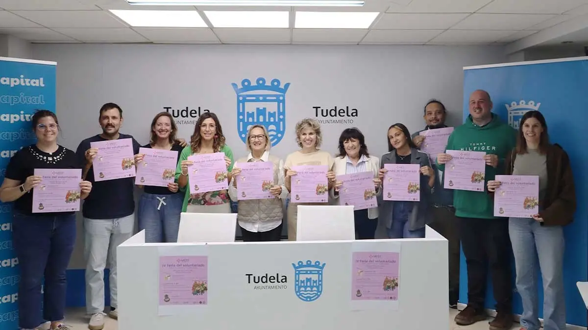 Presentaci&oacute;n IV Feria Voluntariado 2025 en Tudela