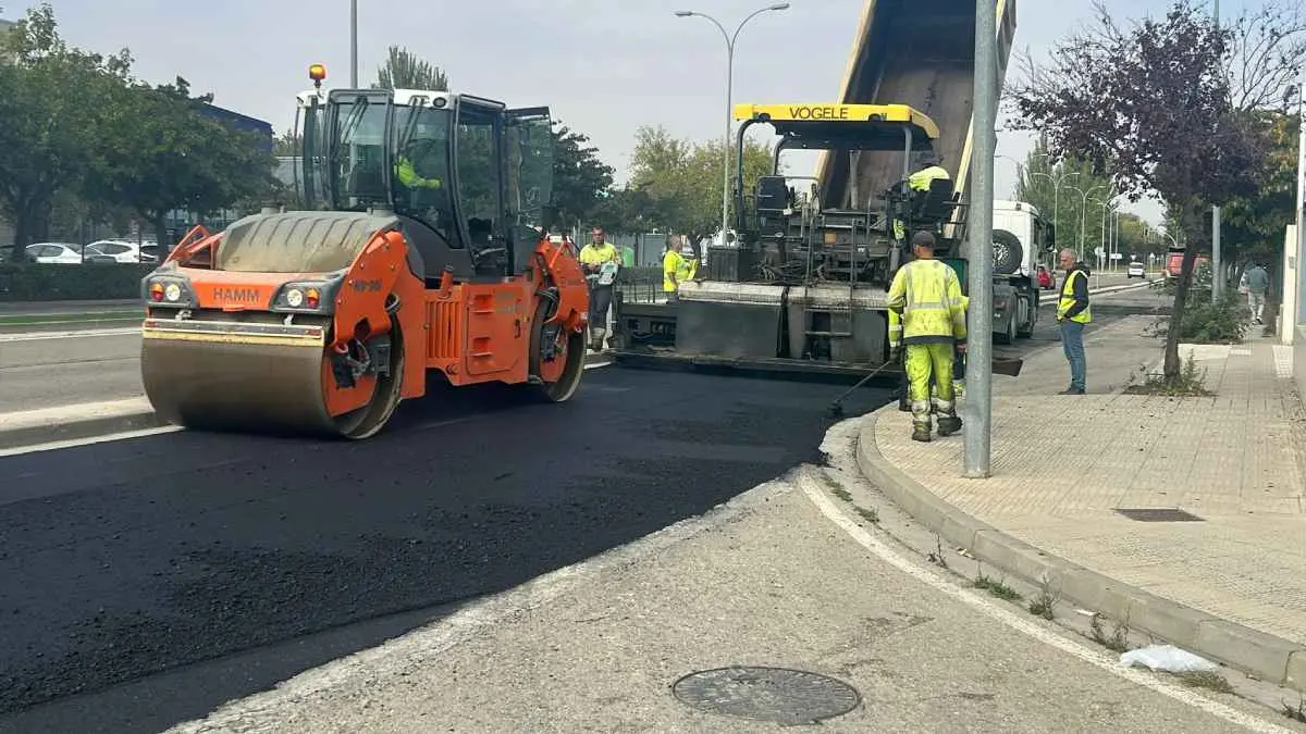 Concluyen las obras de asfaltado de los polígonos de Tudela