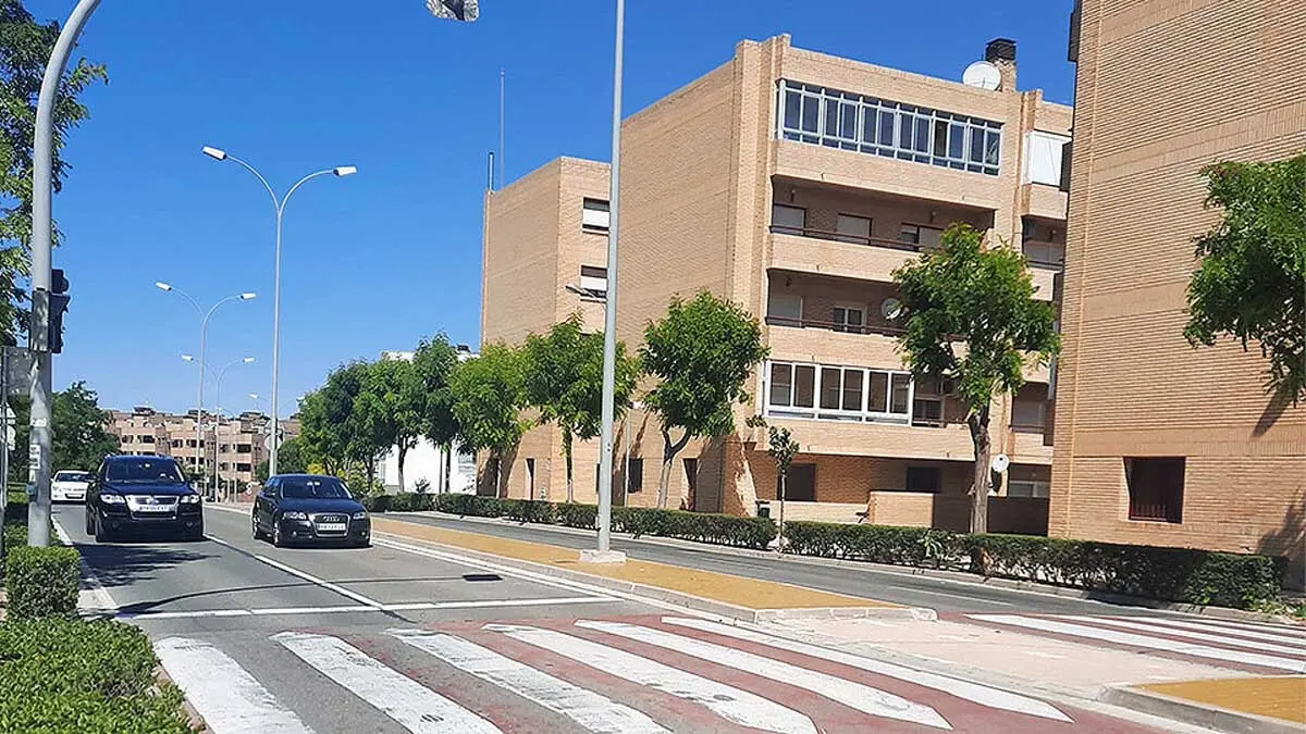 Vial de Merindades en Tudela. Foto de archivo