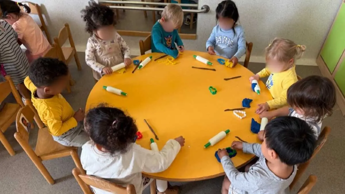 Alumnos de la escuela infantil de Ablitas. Foto Ayto. Ablitas