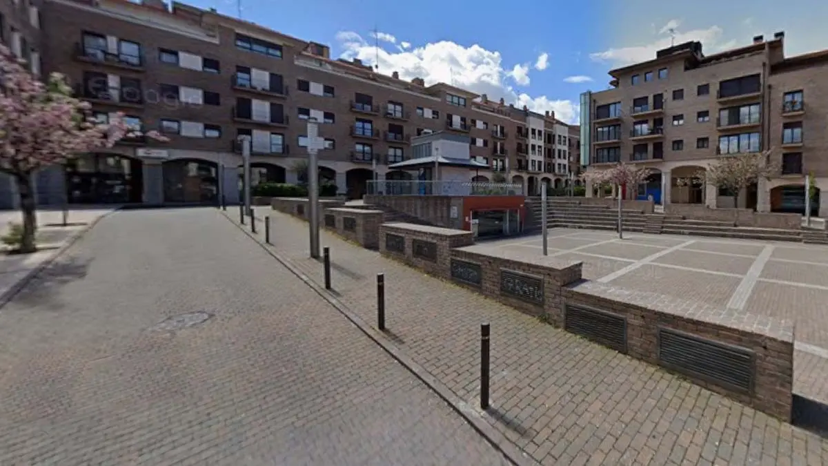 Plaza de la Constituci&oacute;n de Tudela. Foto. Google Maps