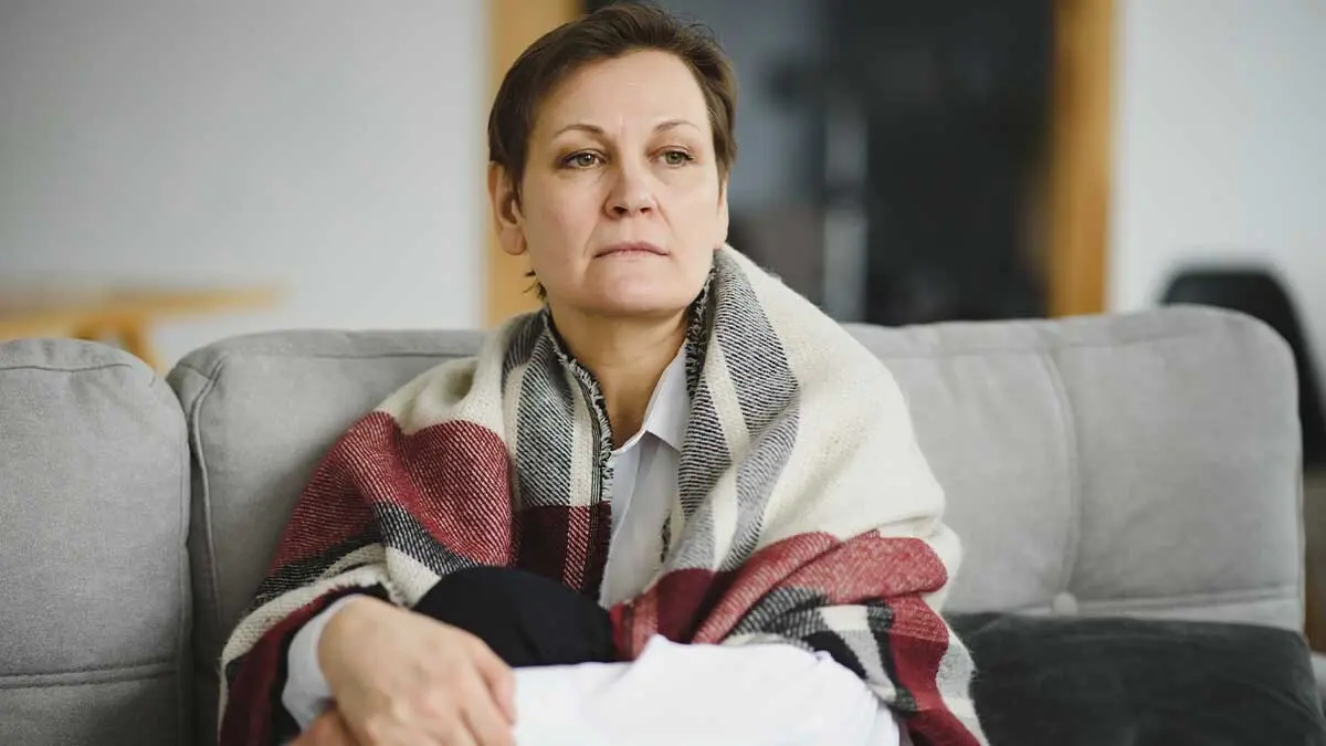 Mujer de apariencia enferma. Foto Tudelahoy