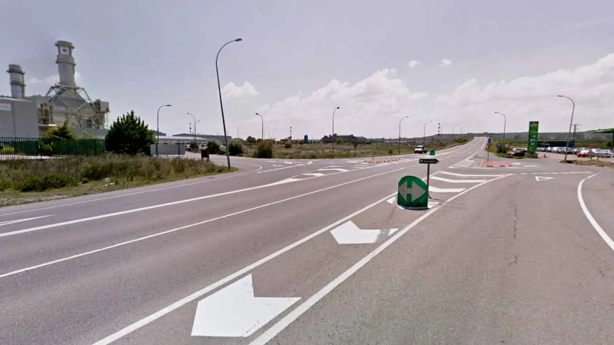 N-113 PK 77 en Castej&oacute;n. Foto Google Maps