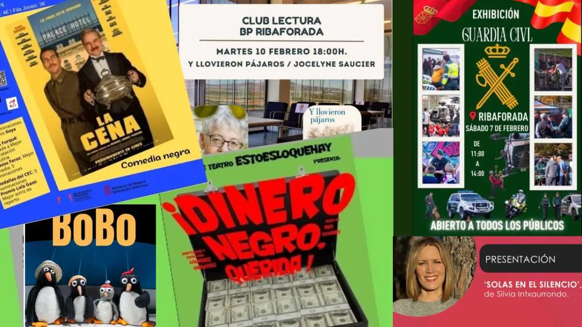 Programaci&oacute;n cultural del mes de febrero 2026 en Ribaforada