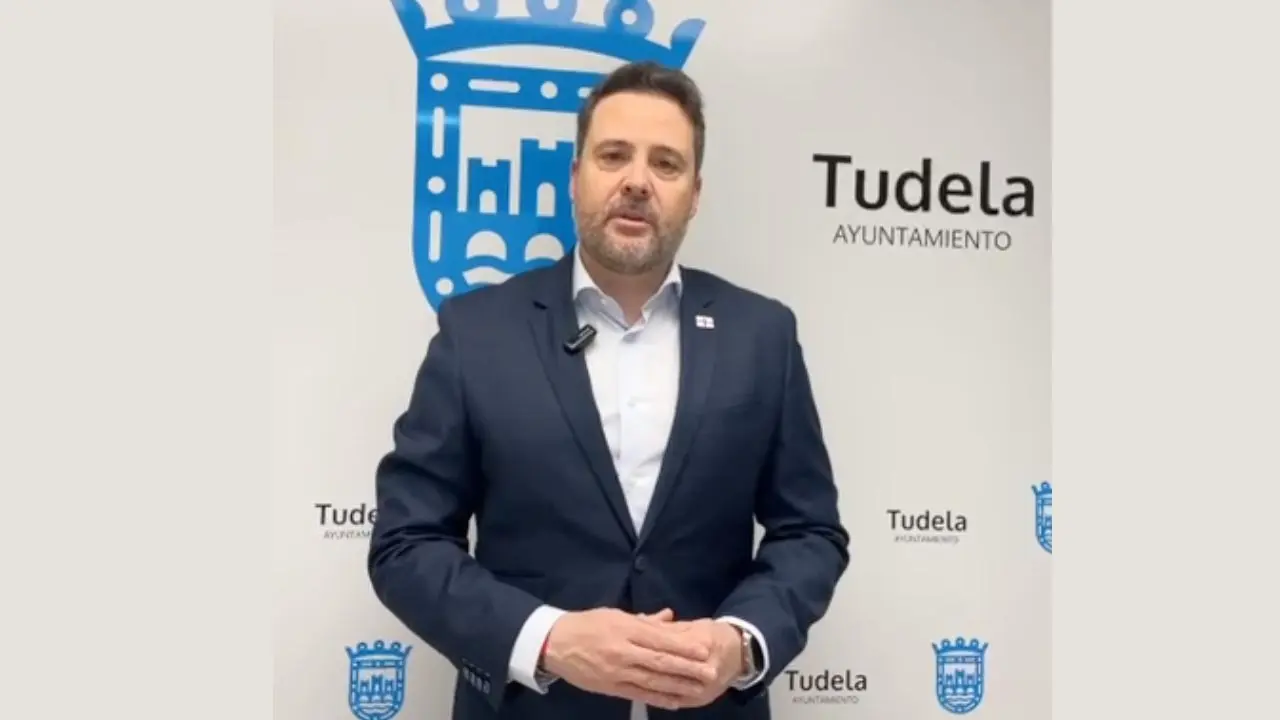 Alejandro Toquero. alcalde de Tudela