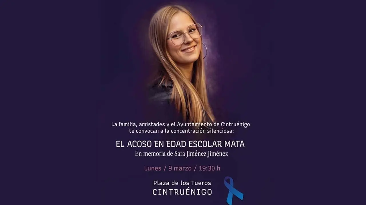 Concentraci&oacute;n silenciosa en Cintru&eacute;nigo en memoria de Sara Jim&eacute;nez
