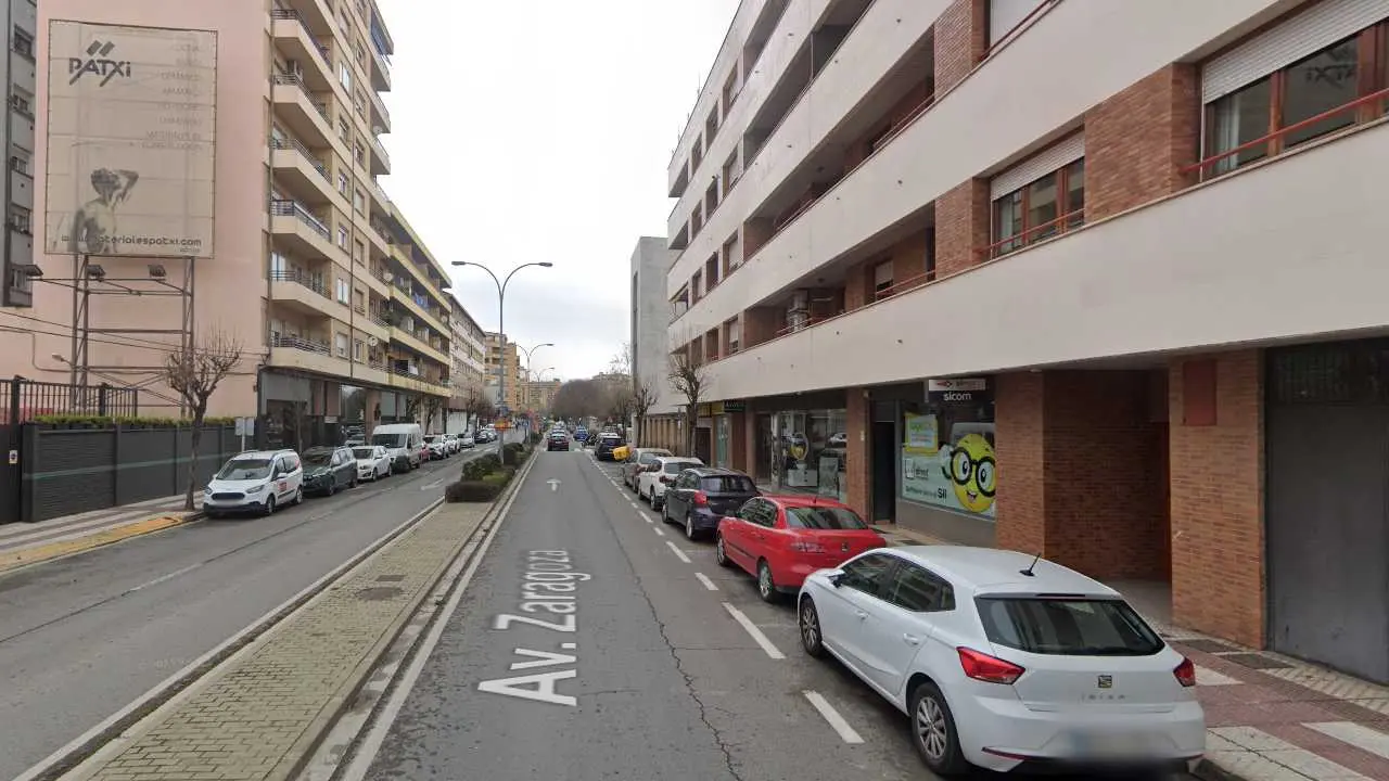 Avenida Zaragoza de Tudela. Foto de Archivo