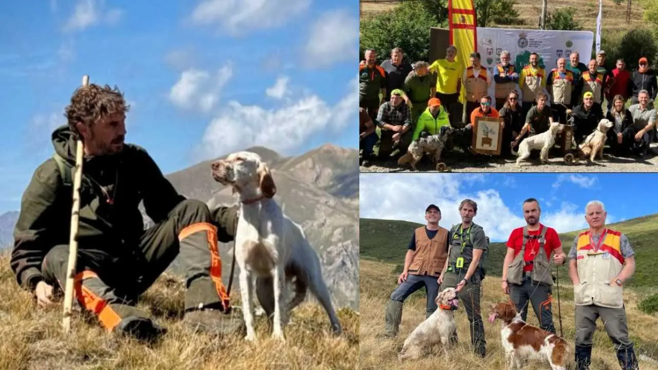 El cirbonero Ricardo Cornago logra un doble t&iacute;tulo nacional con sus setters