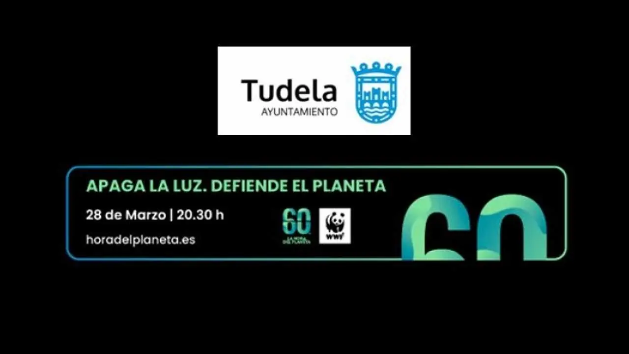 Tudela se suma a La Hora del Planeta 2026