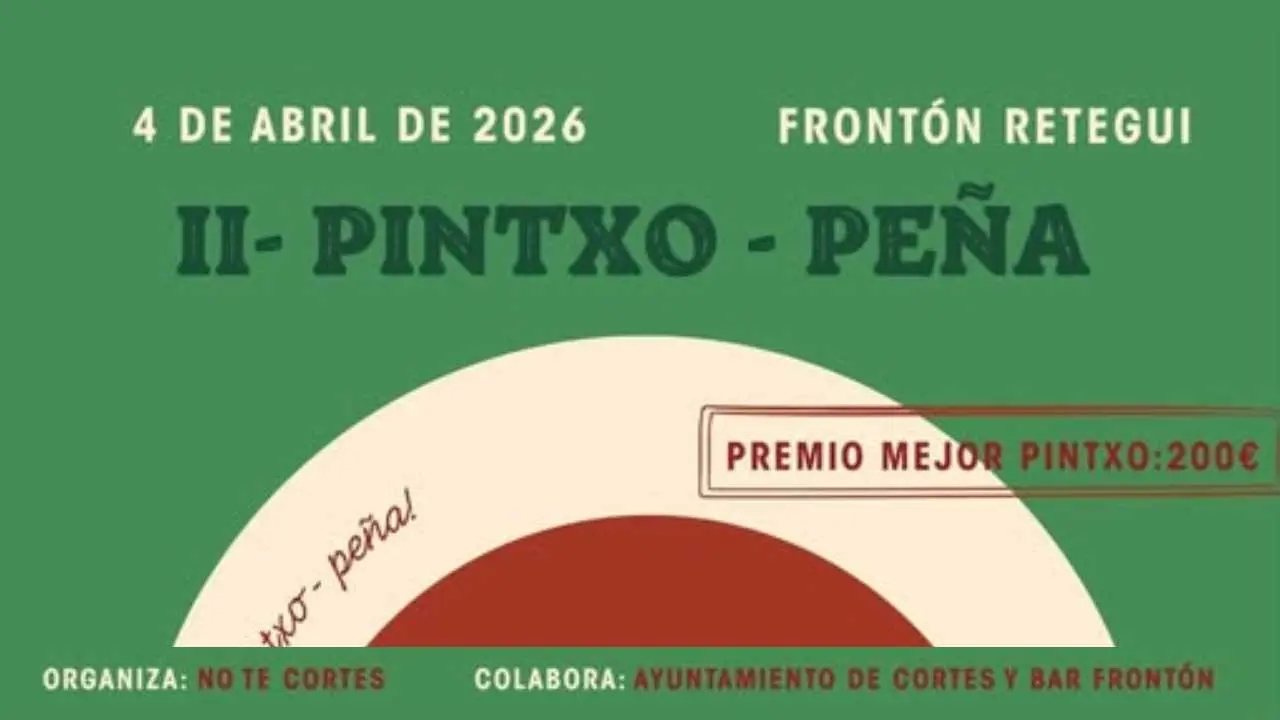 II Pintxo Pe&ntilde;a de Cortes 2026