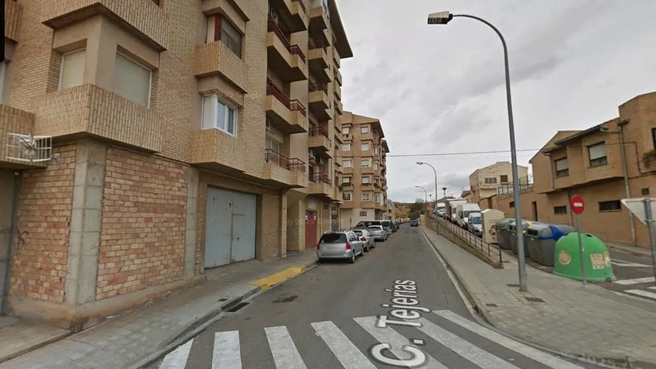 Calle tejer&iacute;as de Tudela. Foto Google Maps