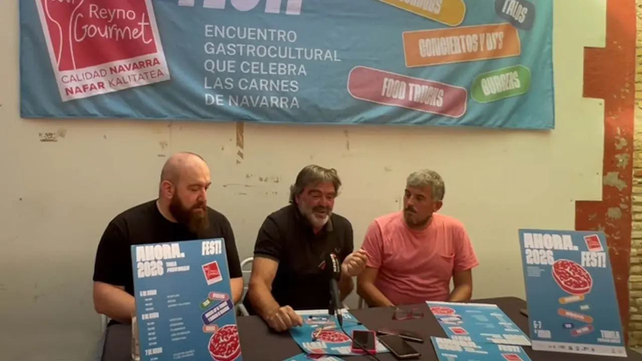 Presentaci&oacute;n del evento Ahora Fest 2026 en Tudela