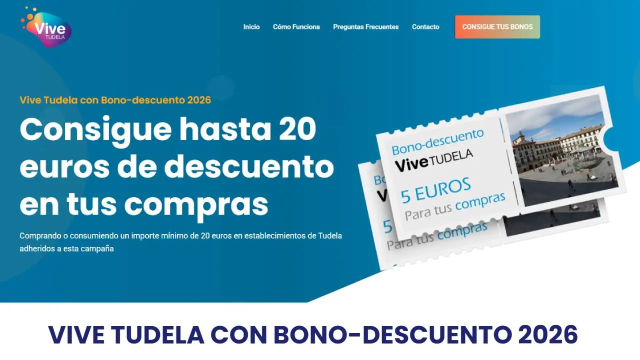 Vive Tudela con Bono Descuento 2026