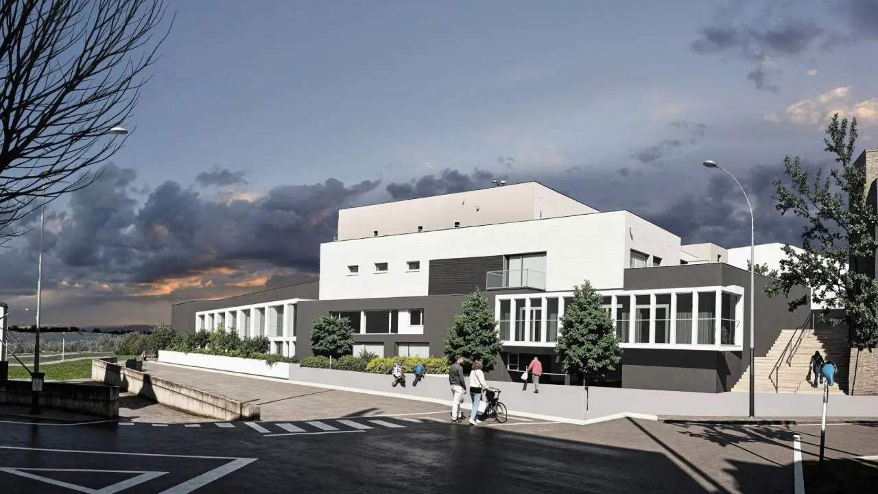 Recreaci&oacute;n de la futura residencia de Ribaforada