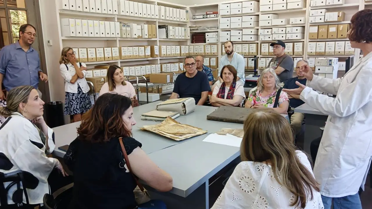 Visitas guiadas realizadas por el archivo municipal de Tudela