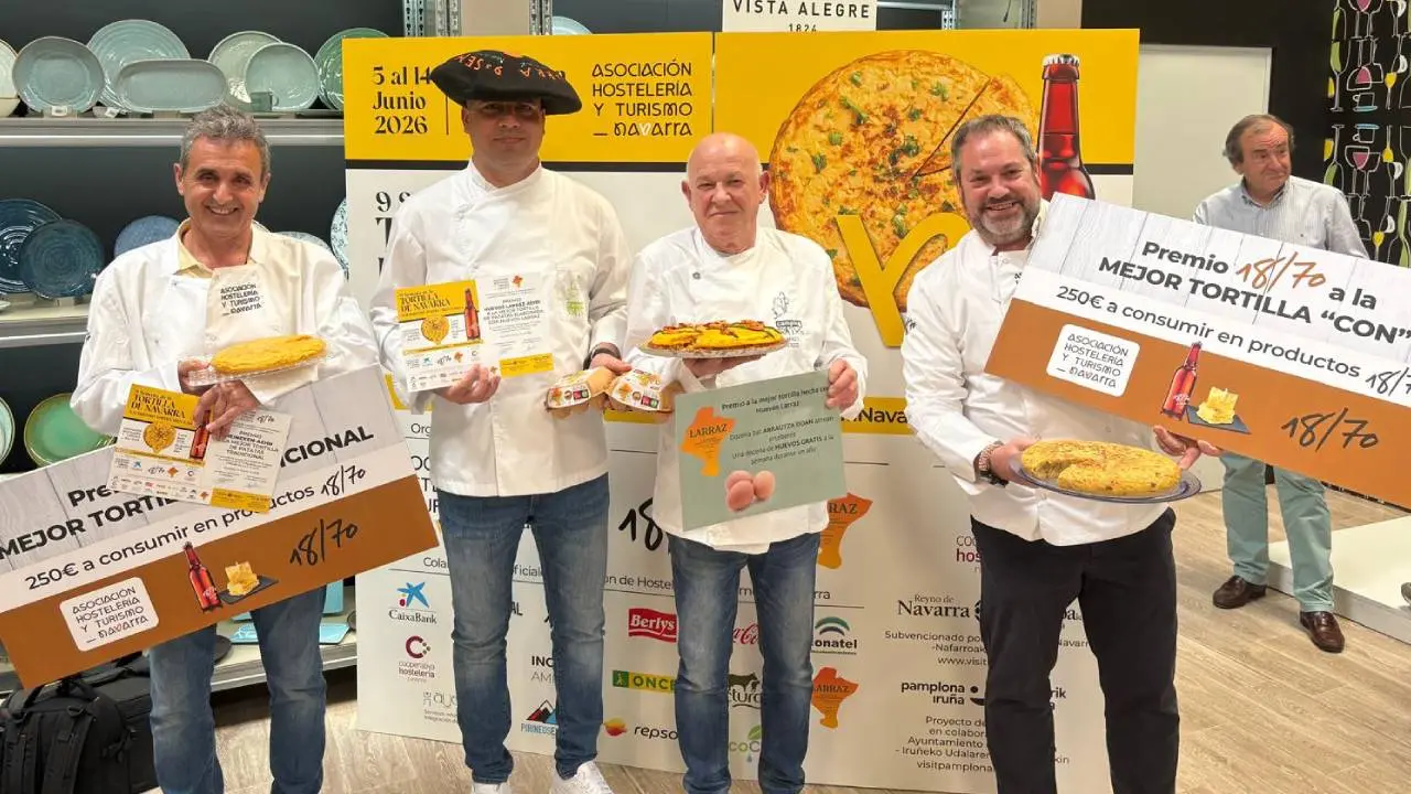 Mejor Totilla "Con" 2026 para el Bar La Catedral de Tudela