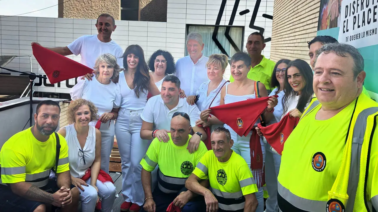 Protagonistas del Cohete de las Fiestas de Ribaforada 2026