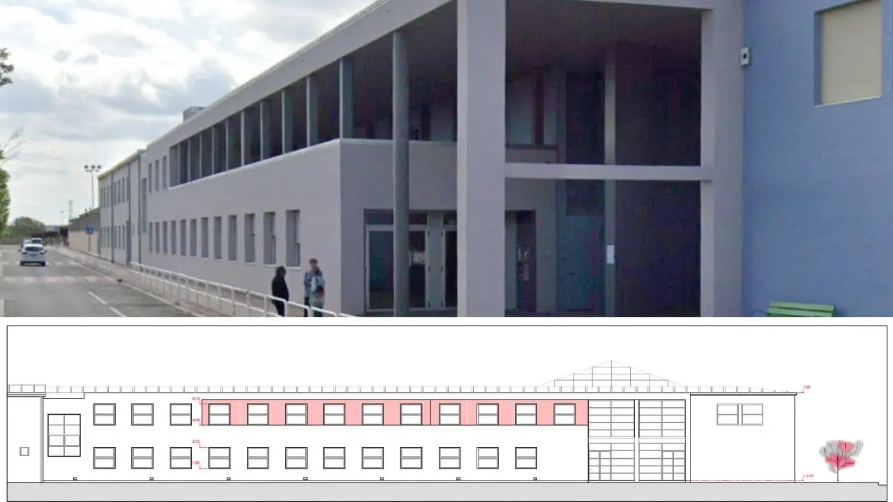 Proyecto de ampliaci&oacute;n del colegio de Castej&oacute;n