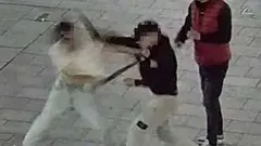 pelea plaza de los fueros tudela