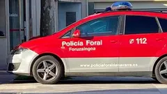 Coche de Polic&iacute;a Foral. Foto de Archivo