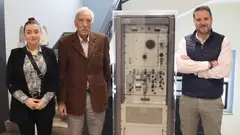 Serafín Ramírez junto a Laura Casanova y Alejandro Toquero