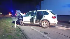 Colisión en Cadreita. Foto Bomberos de Navarra