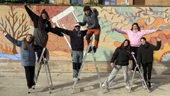 Nuevo mural Erasmus en el IES Alhama de Corella