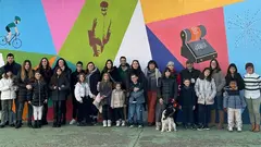Mural participativo en fustiñana 2025