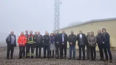 Nuevo centro de telecomunicaciones instalado en Bardenas Reales 