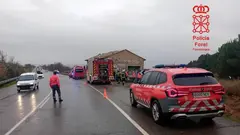 Tr&aacute;gico accidente en Tudela con un fallecido en la NA-134