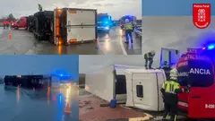 Rescate de camionero en Tudela. Polic&iacute;a Foral