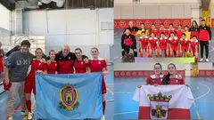 Jugadoras de Cascante y Ablitas