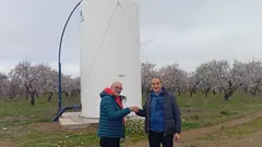 Corella inaugura un punto de captaci&oacute;n de agua para tratamientos fitosanitarios