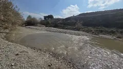 Retirada de grava en el r&iacute;o Alhama a su paso por Fitero 2026