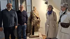 Inauguraci&oacute;n de la exposici&oacute;n de bocetos de Antonio Loperena en el Archivo Municipal de Tudela