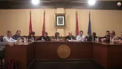 Pleno del ayuntamiento de Bu&ntilde;uel dek 4 de mayo de 2026. Captura retransmisi&oacute;n de TeleRibera