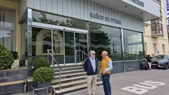 El sobrino bisnieto del poeta visit&oacute; el balneario