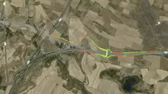 Avance de las obras de la A-15 entre Cintru&eacute;nigo y Tudela