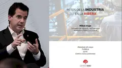 Mikel Irujo habala de los retos de la industria en Tudela