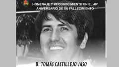 Tom&aacute;s Castillejo Jaso ser&aacute; homenajeado en Ribaforada