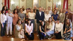 Firma del convenio con las entidades sociales de Tudela