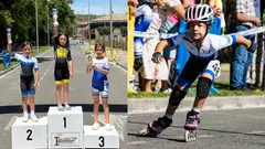 Alba Yanguas vuelve al podio en Sang&uuml;esa. Club Patinaje Velocidad Tudela