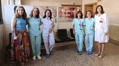Equipos de Pediatr&iacute;a y Ginecolog&iacute;a y Obstetricia junto a la direcci&oacute;n del Reina Sof&iacute;a